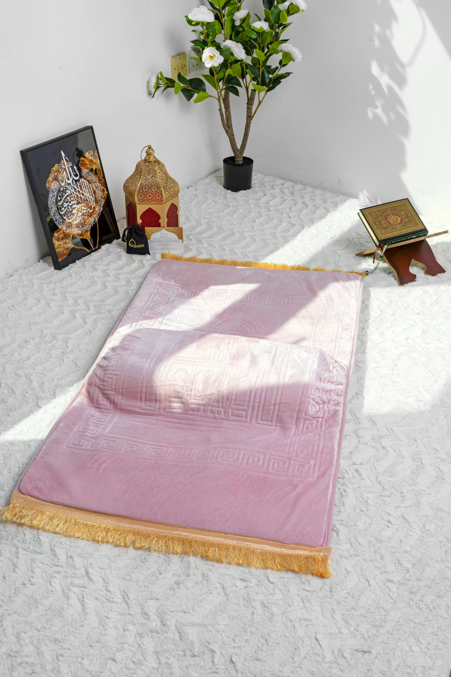 Orthopaedic Prayer Mat With Memory Foam Pillow