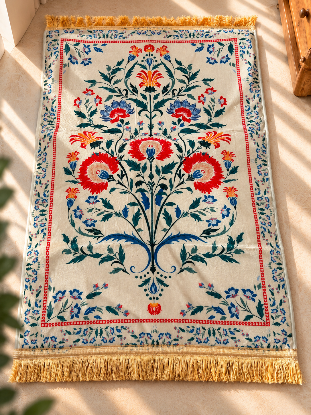 Orthopaedic Prayer Mat With Memory Foam Pillow